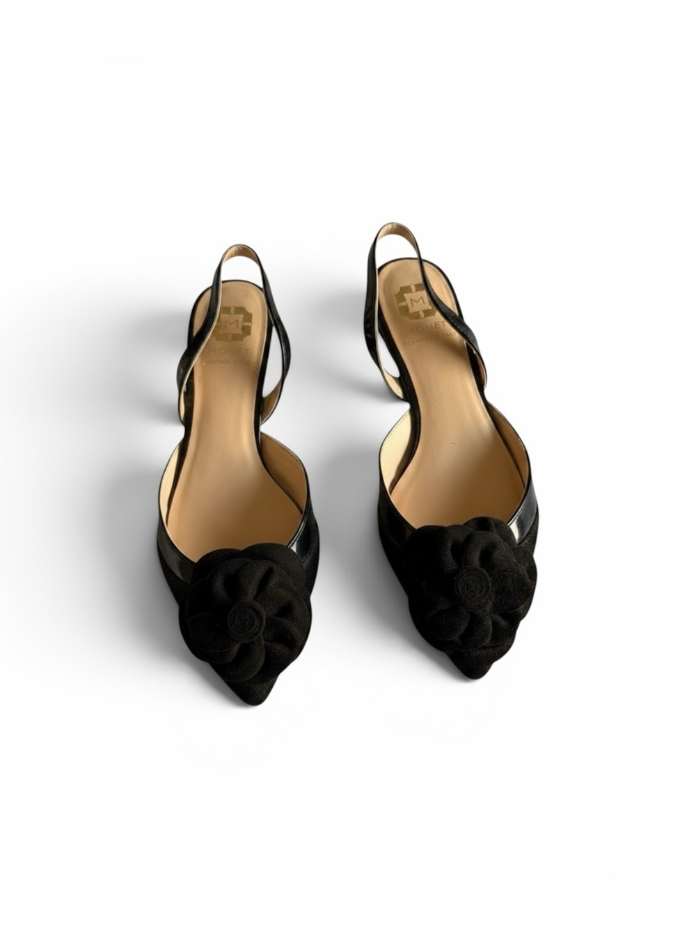 MONET Black Slingback flats — Size 6 (Medium)